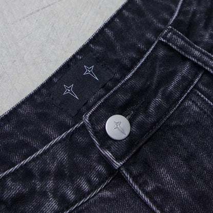 CIRCLE DENIM V1 (STONE WASHED BLACK)