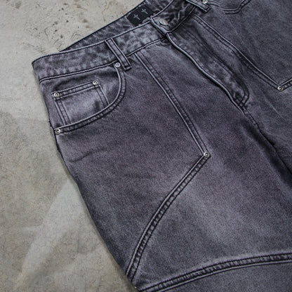 CIRCLE DENIM V1 (STONE WASHED GREY)