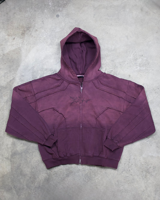 SURVIVOR ZIPUP [FADED CHERRY RED]