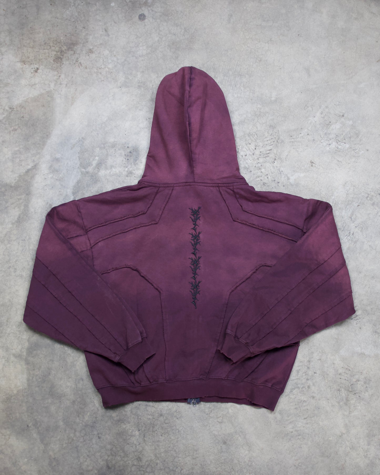 SURVIVOR ZIPUP [FADED CHERRY RED]