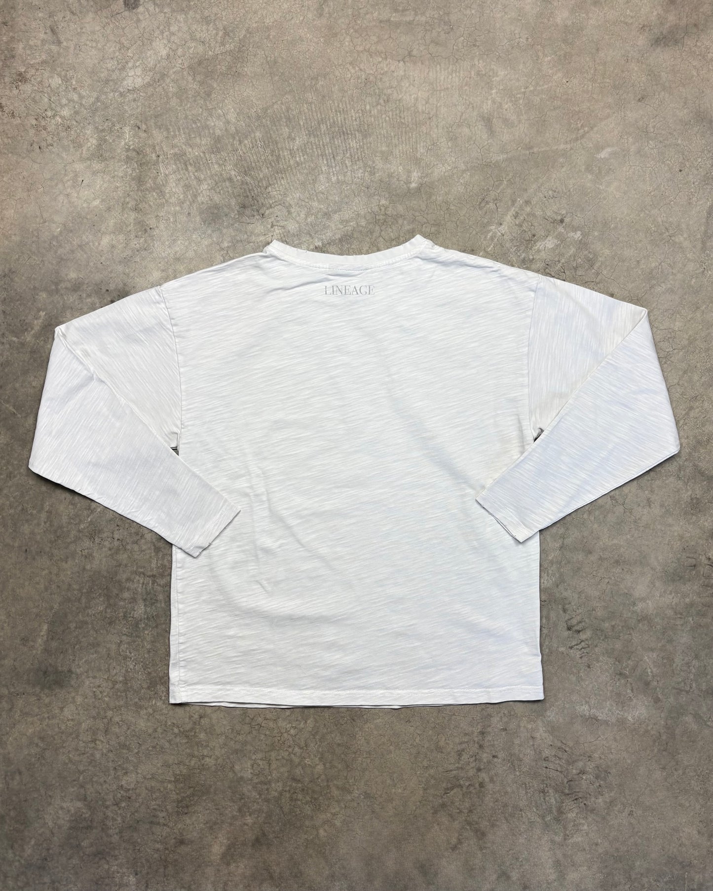 WHITE EMBRACE YOUR LINEAGE LONGSLEEVE [M]