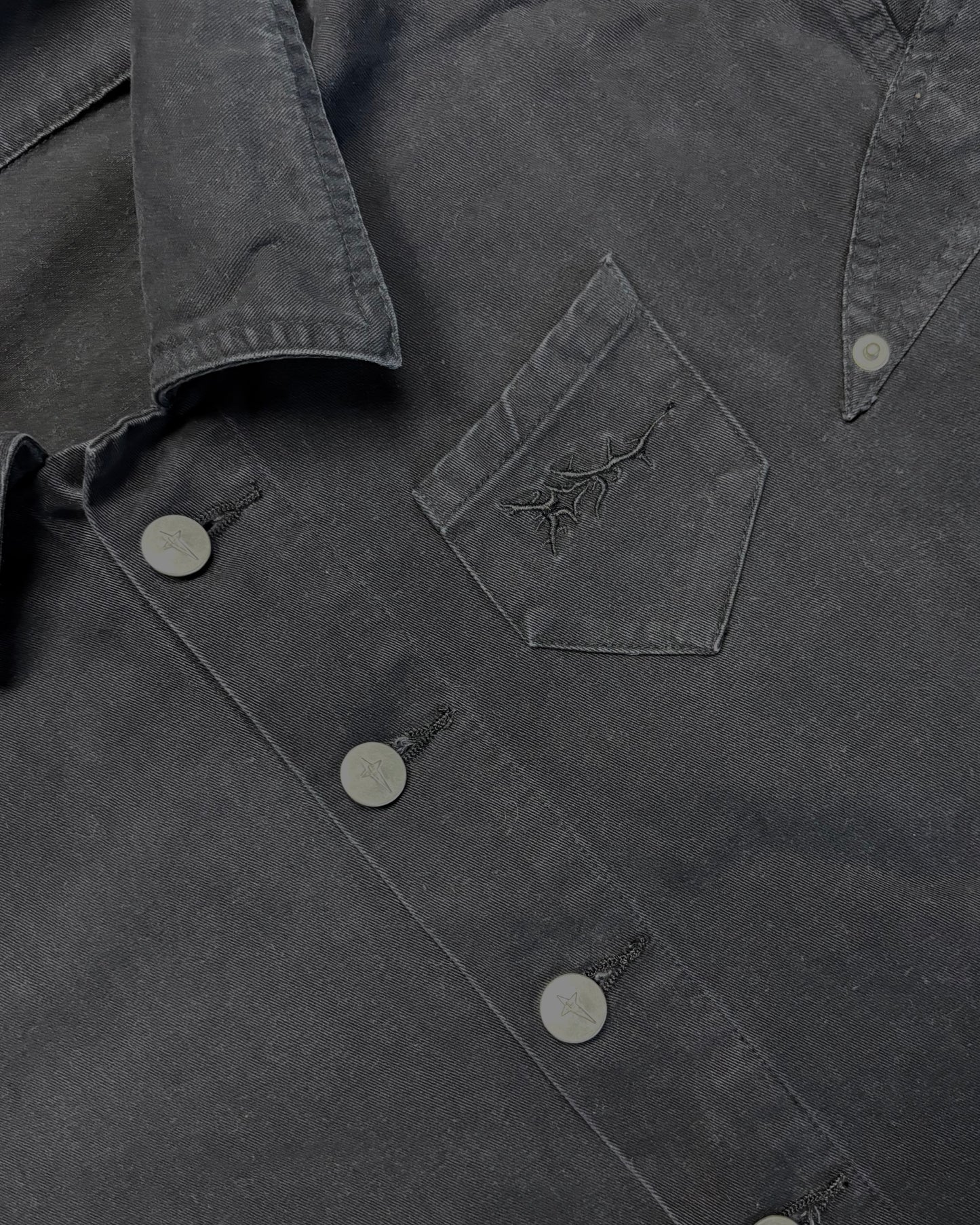 BLACK SURVIVOR BUTTON UP [S]