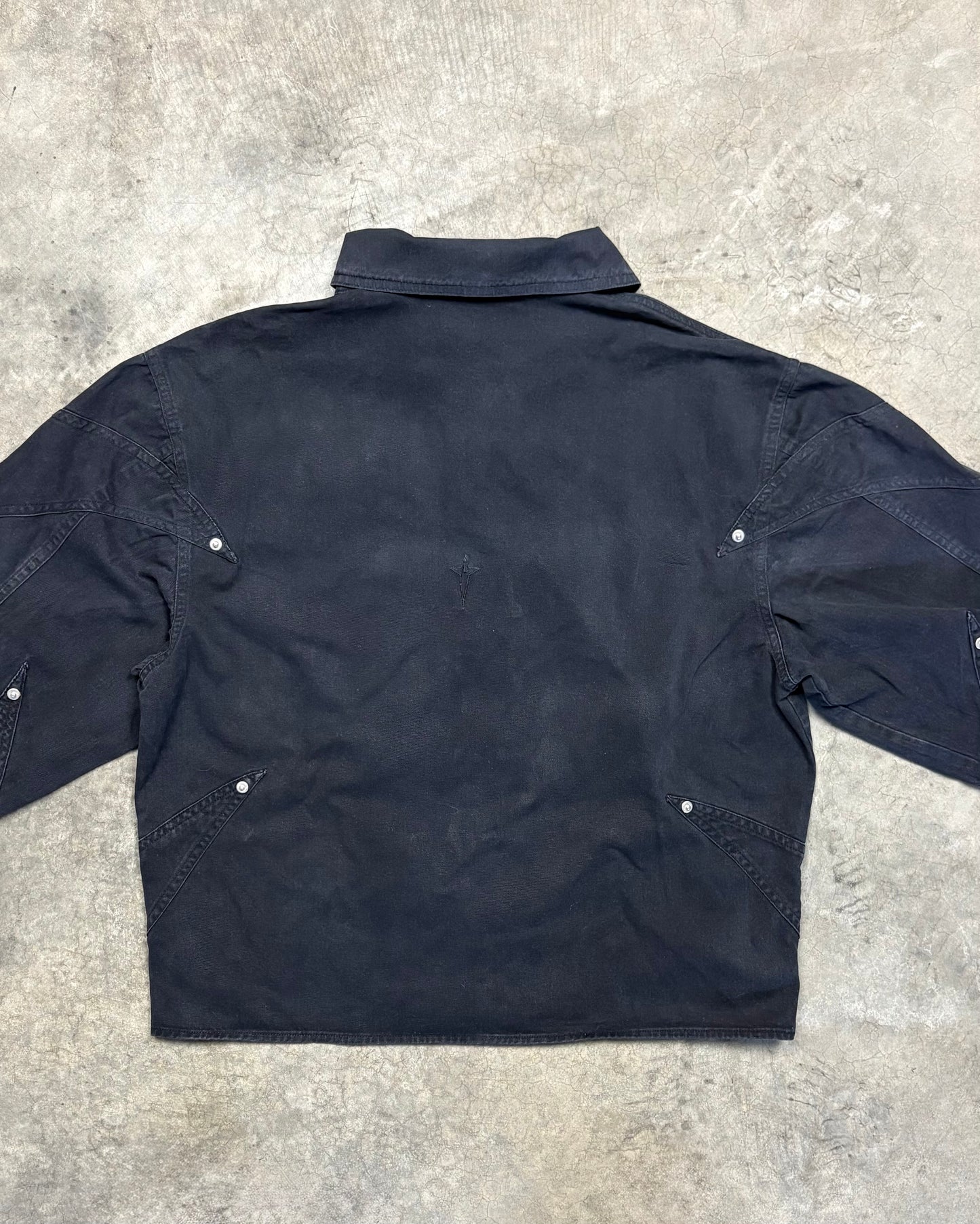 BLACK SURVIVOR BUTTON UP [S]