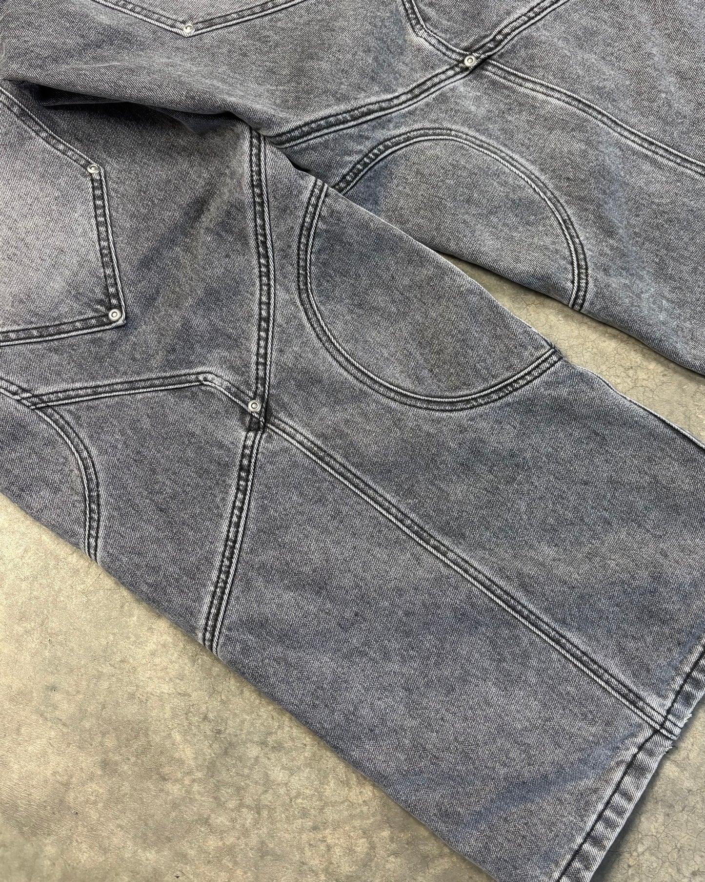 GREY STONE WASHED CIRCLE DENIM PROTOTYPE [30]