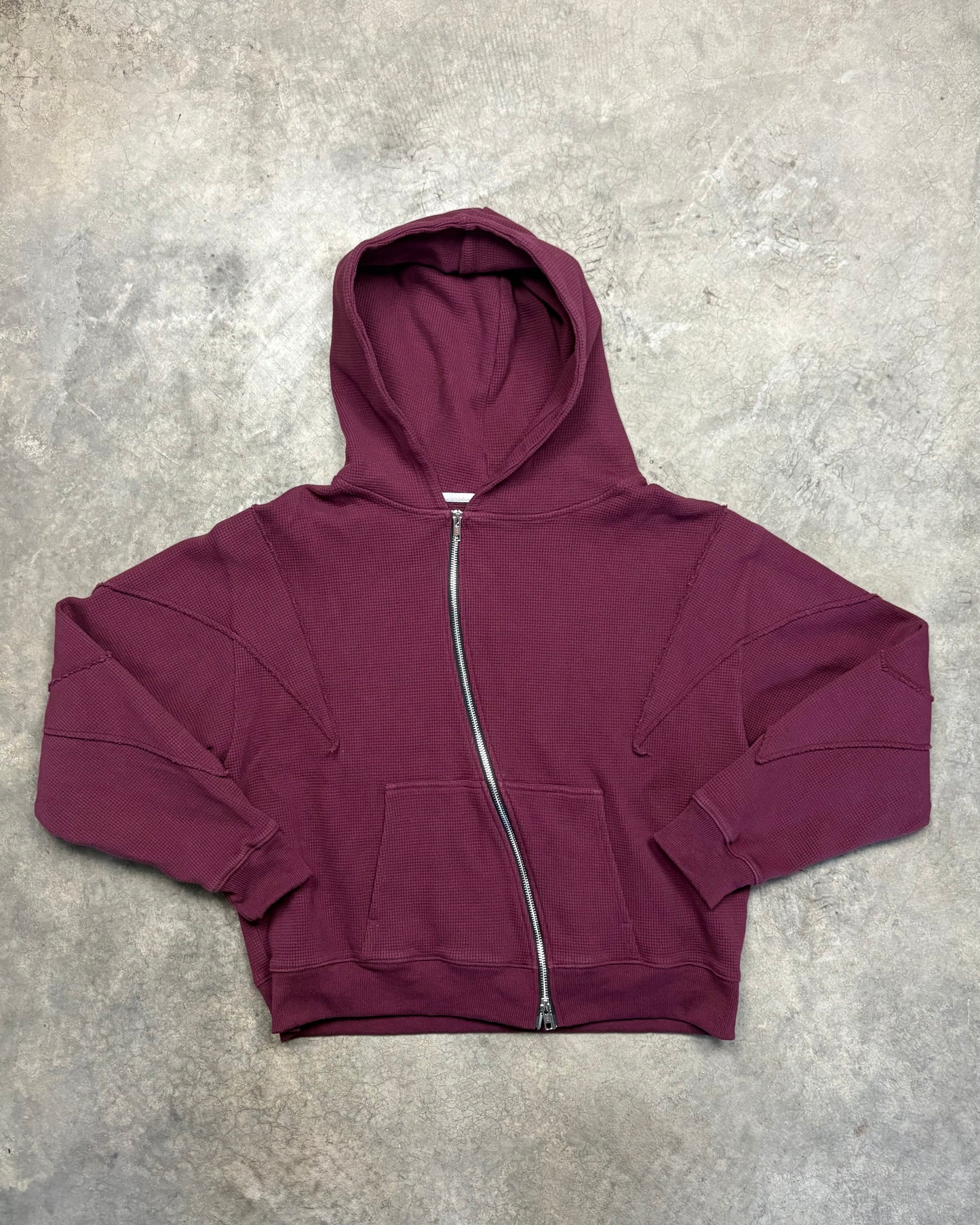 RED ASYMMETRICAL THERMAL SURVIVOR ZIPUP [S]