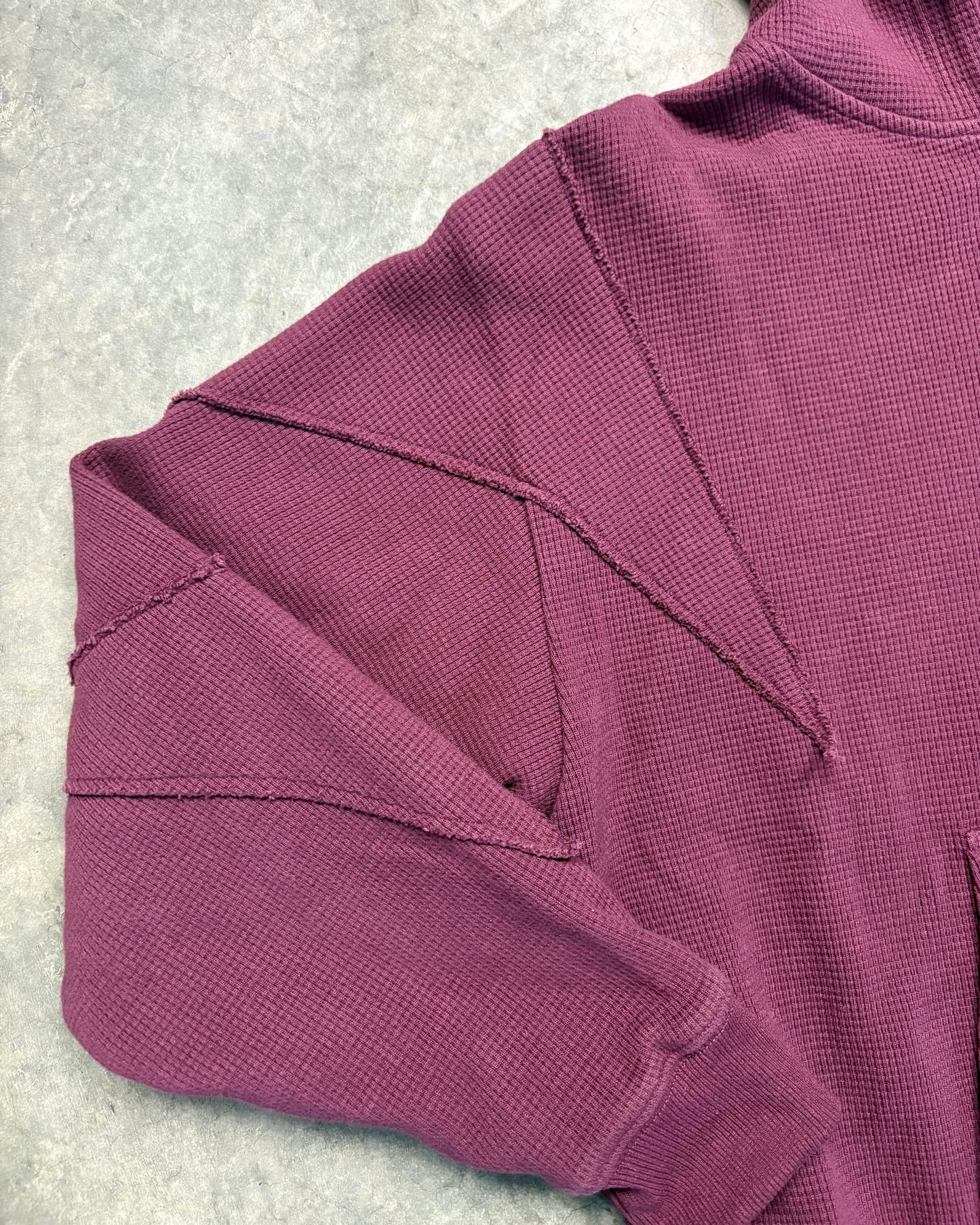 RED ASYMMETRICAL THERMAL SURVIVOR ZIPUP [S]