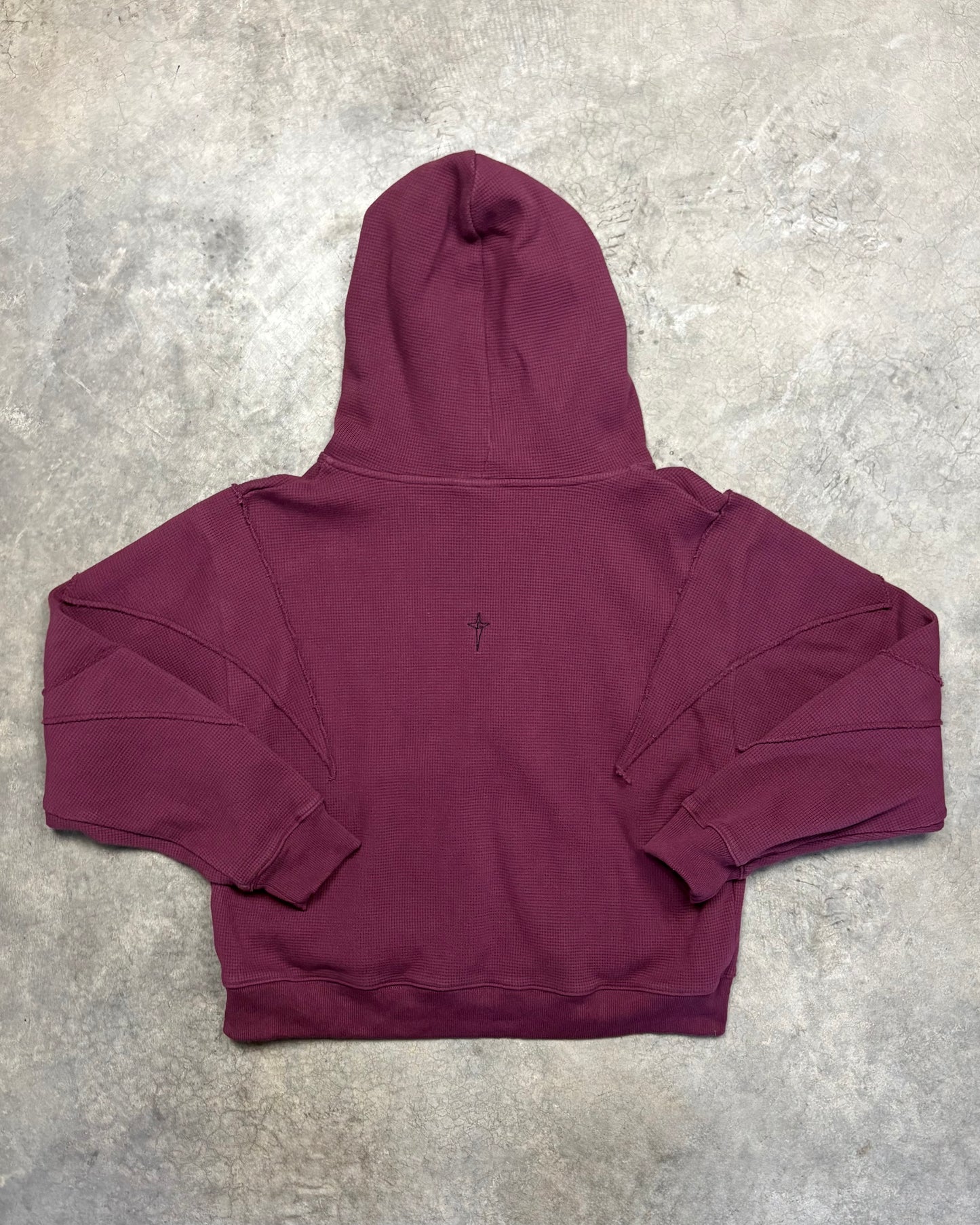 RED ASYMMETRICAL THERMAL SURVIVOR ZIPUP [S]