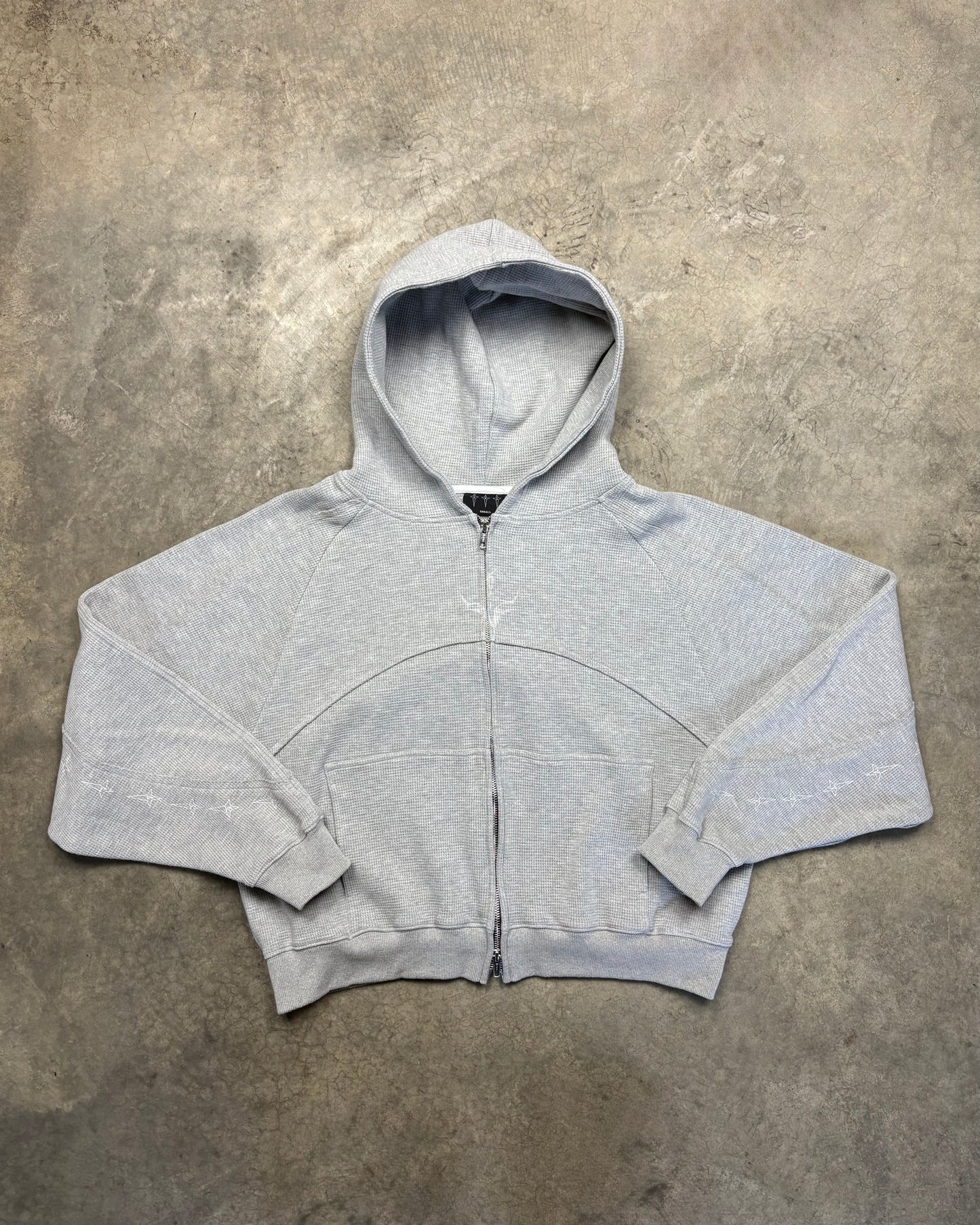 LIGHT GREY THERMAL SURVIVOR ZIPUP [S]