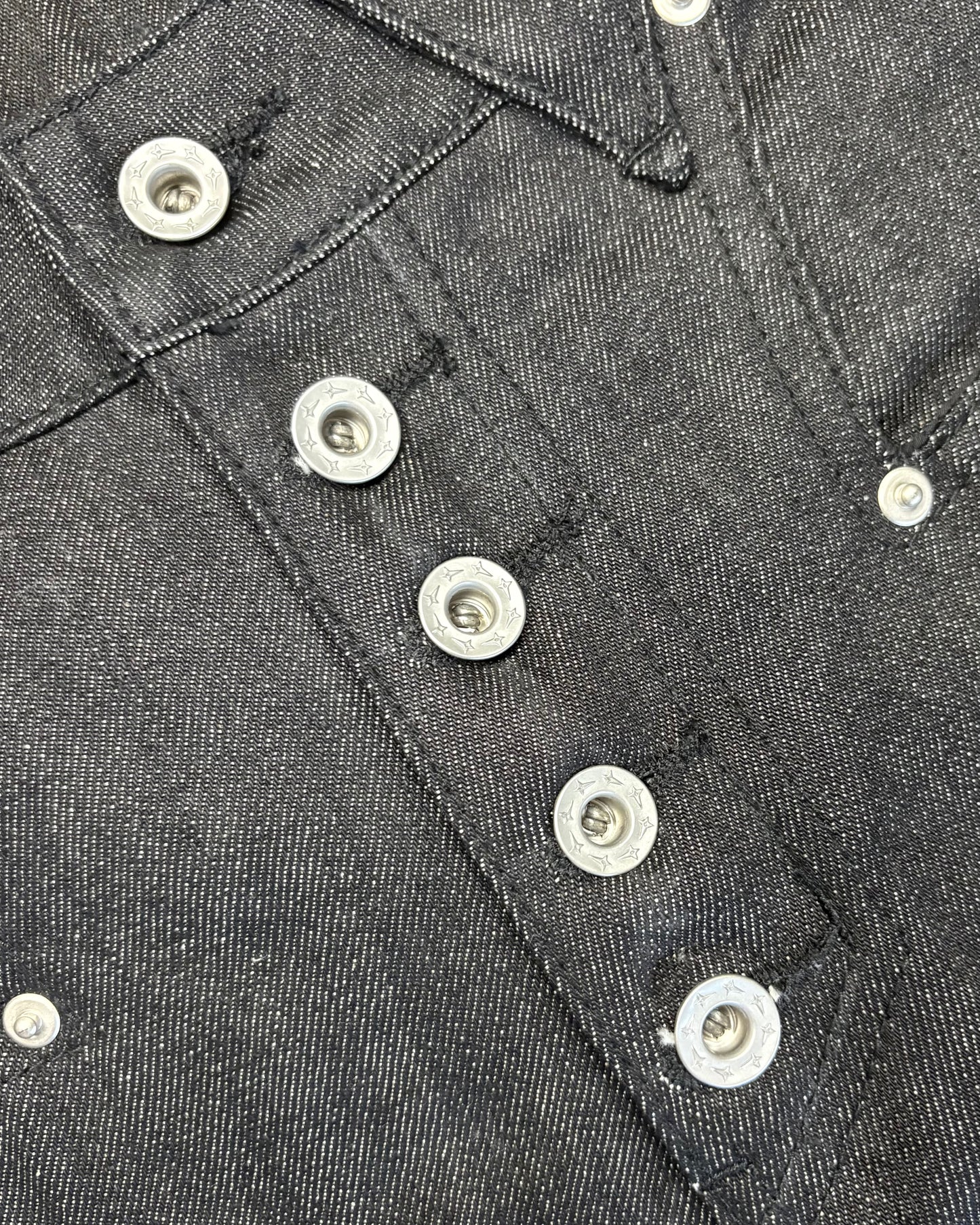 BLACK RAW DNA JORTS [31]