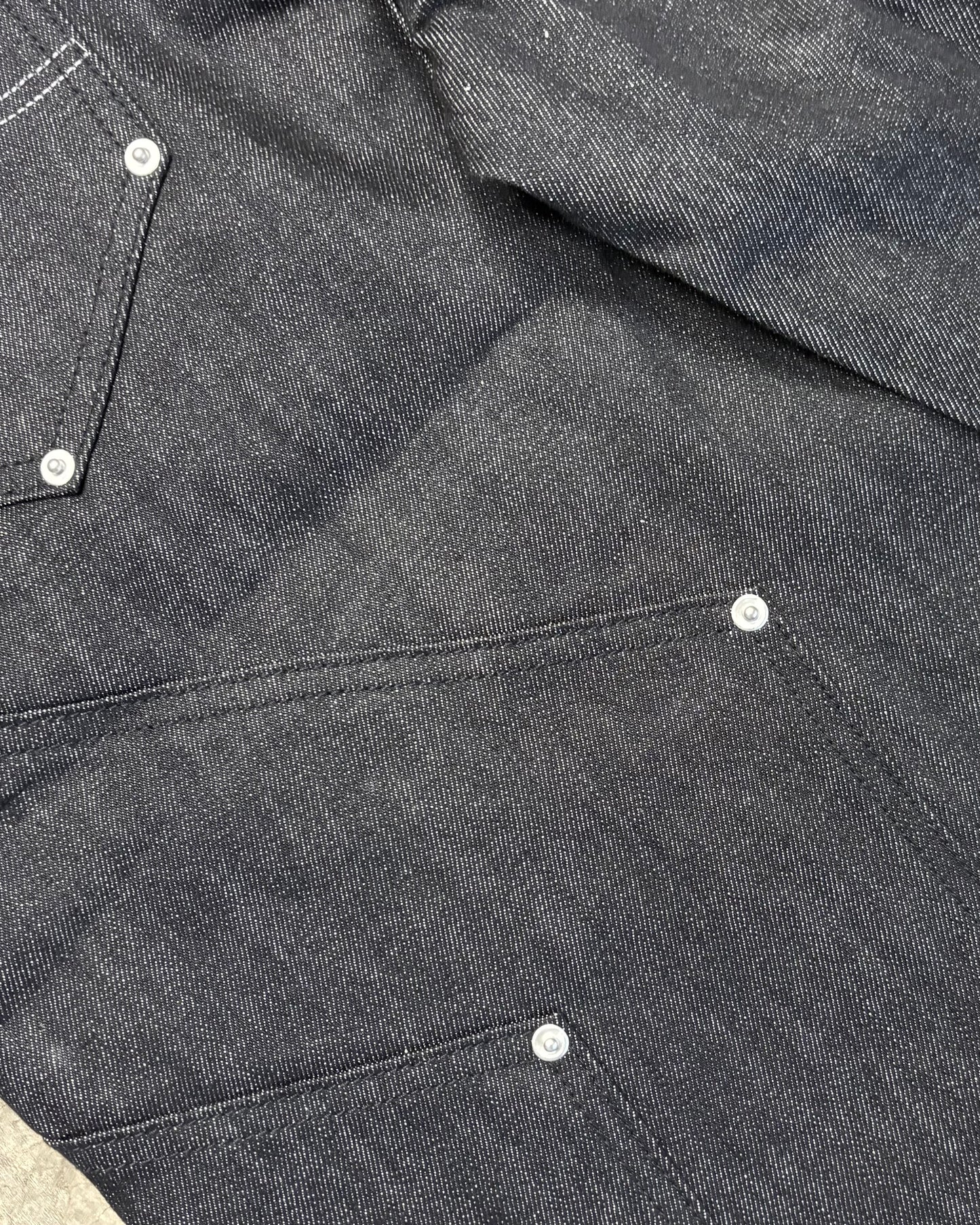 BLACK RAW DNA JORTS [31]