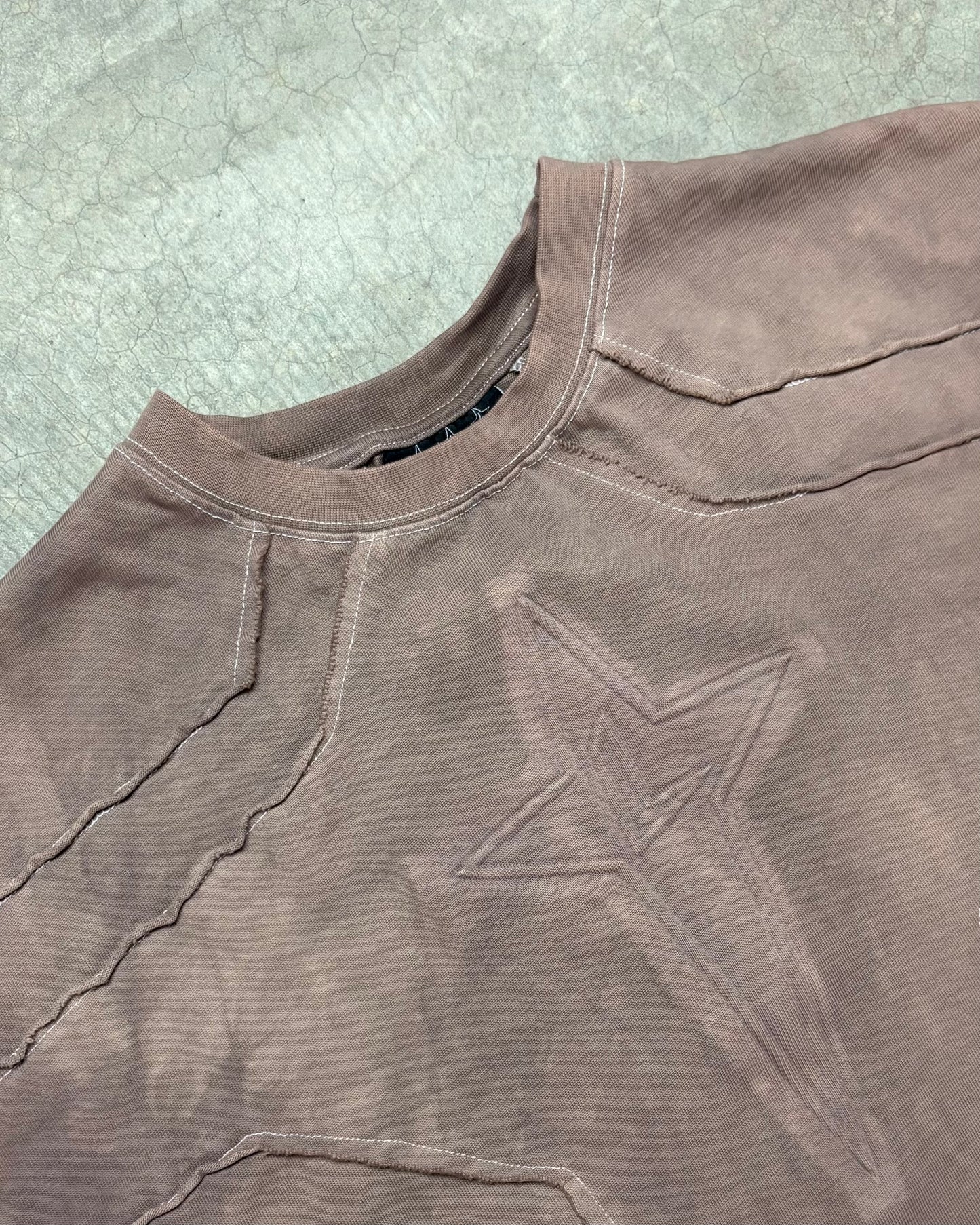SUNFADED BROWN STAR SHIRT V1 [XS]