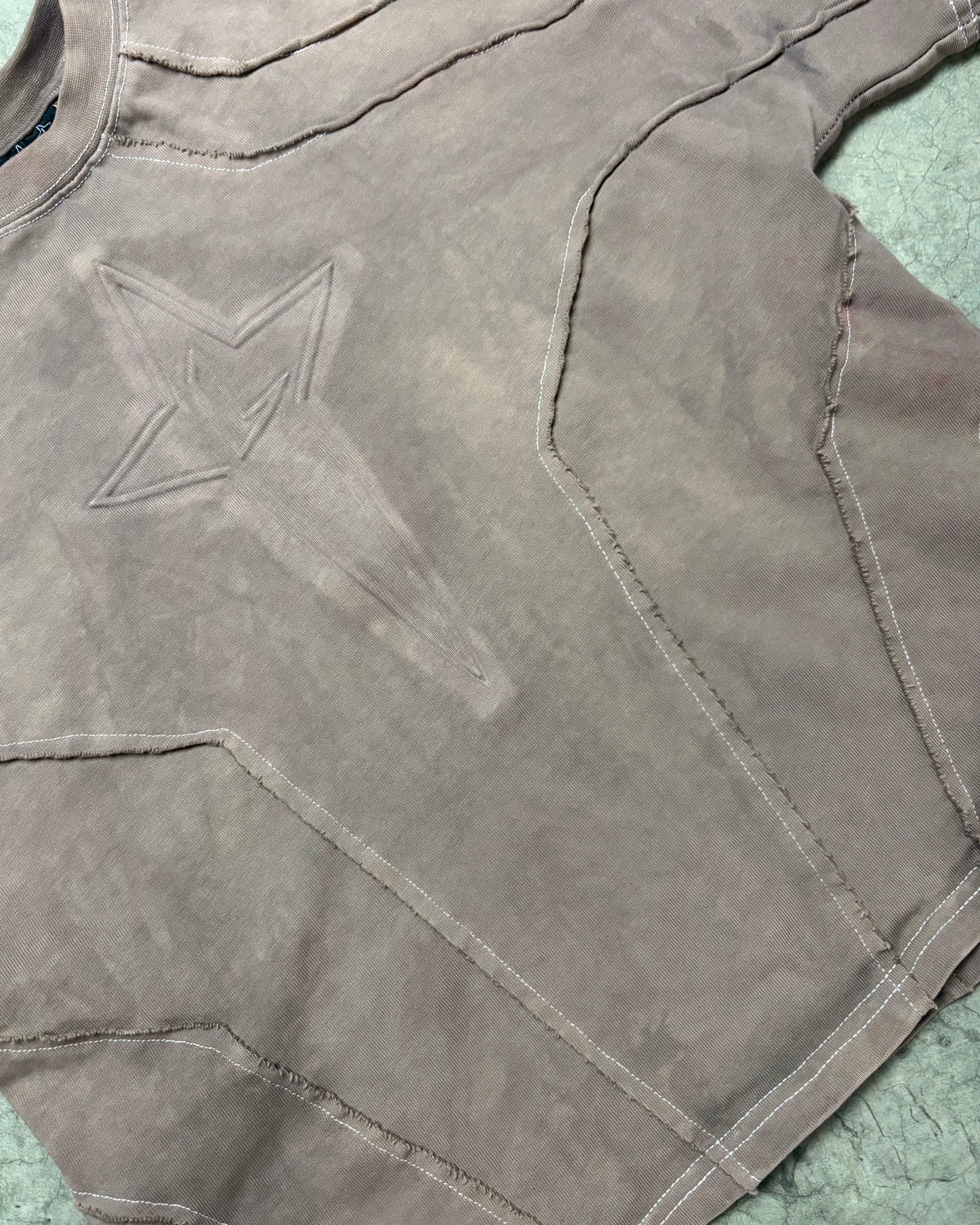 SUNFADED BROWN STAR SHIRT V1 [XS]