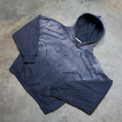 SURVIVOR ZIPUP [FADED BLACK]