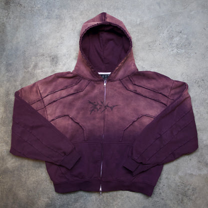 SURVIVOR ZIPUP [FADED CHERRY RED]