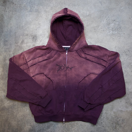 SURVIVOR ZIPUP [FADED CHERRY RED]