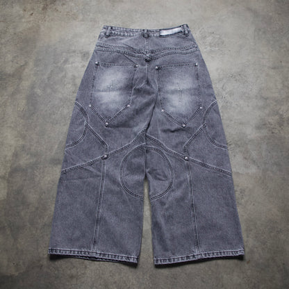 CIRCLE DENIM V1 (STONE WASHED GREY)
