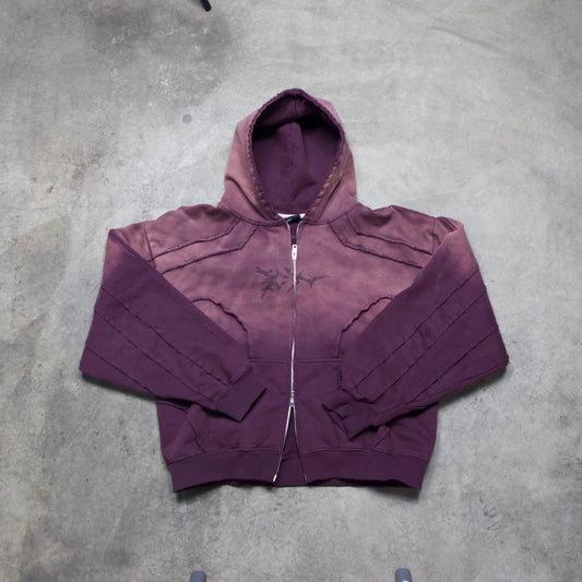 SURVIVOR ZIPUP [FADED CHERRY RED]