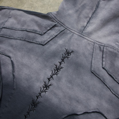 SURVIVOR ZIPUP [FADED BLACK]