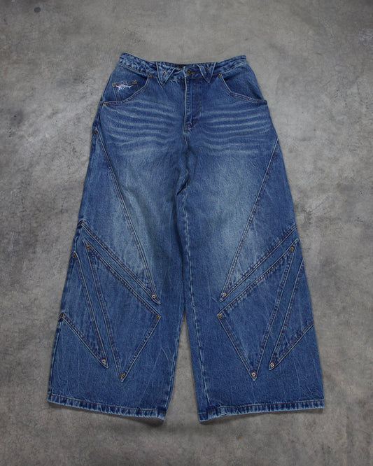 DARK BLUE WASHED SURVIVOR DENIM